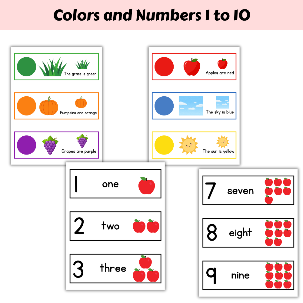 High Five Interactive Learning Bundle - Letters, Numbers, Colors & Affirmations