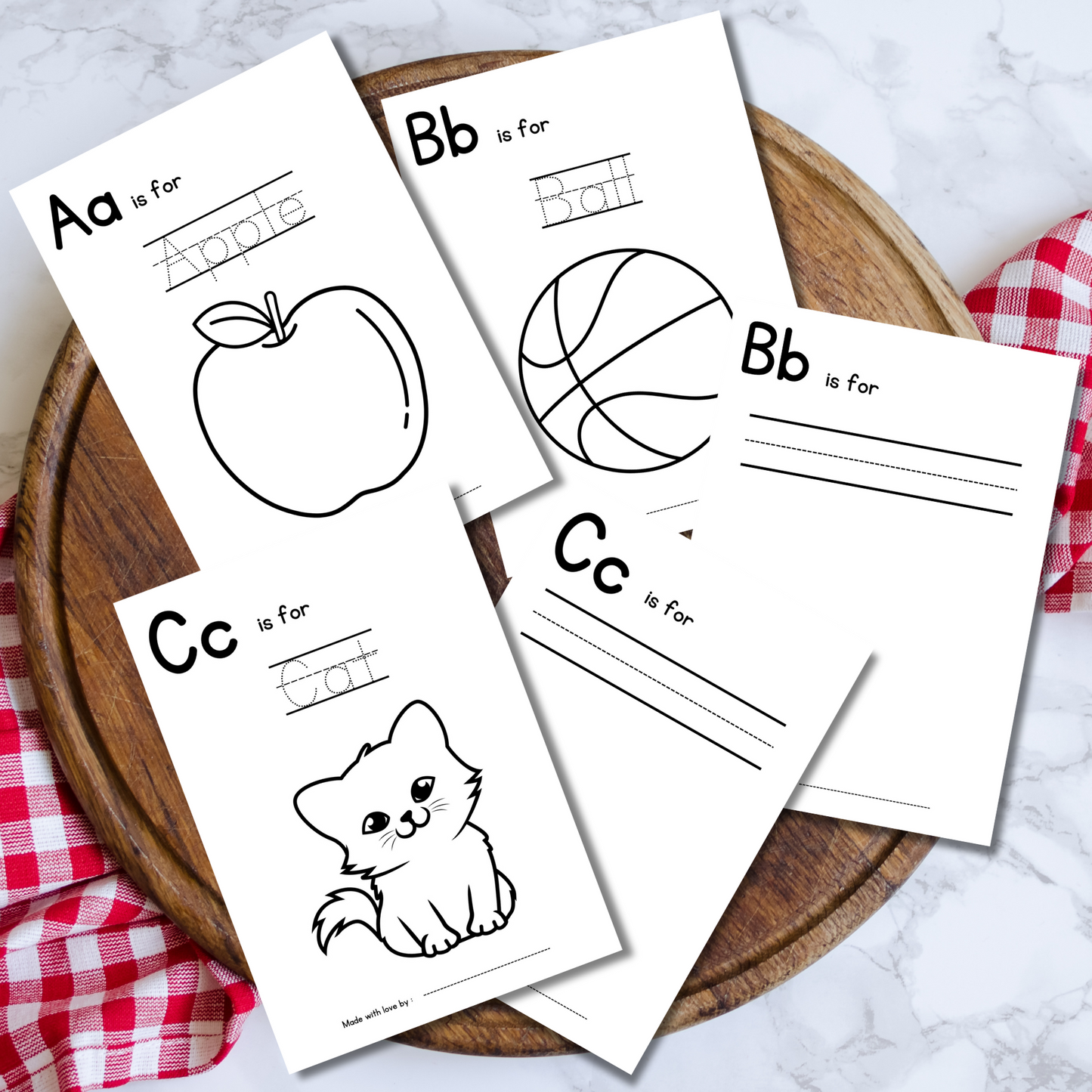 Baby’s First Alphabet Book – Kids Printables
