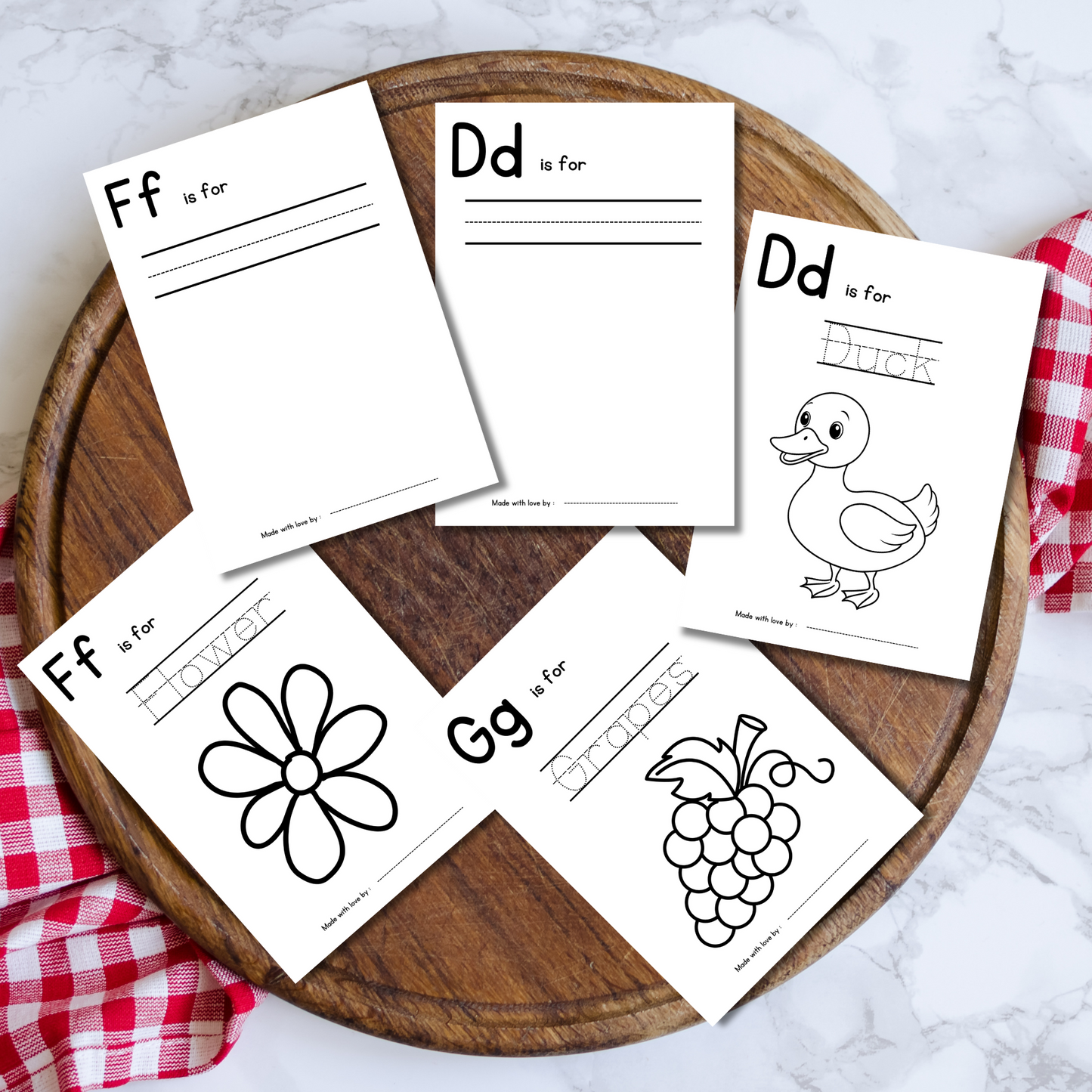 Baby’s First Alphabet Book – Kids Printables