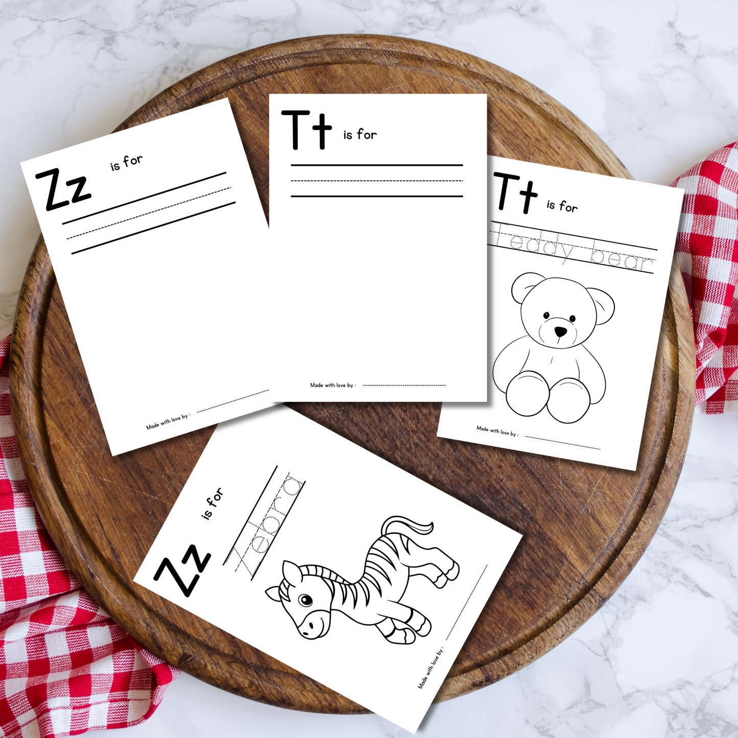 Baby’s First Alphabet Book – Kids Printables