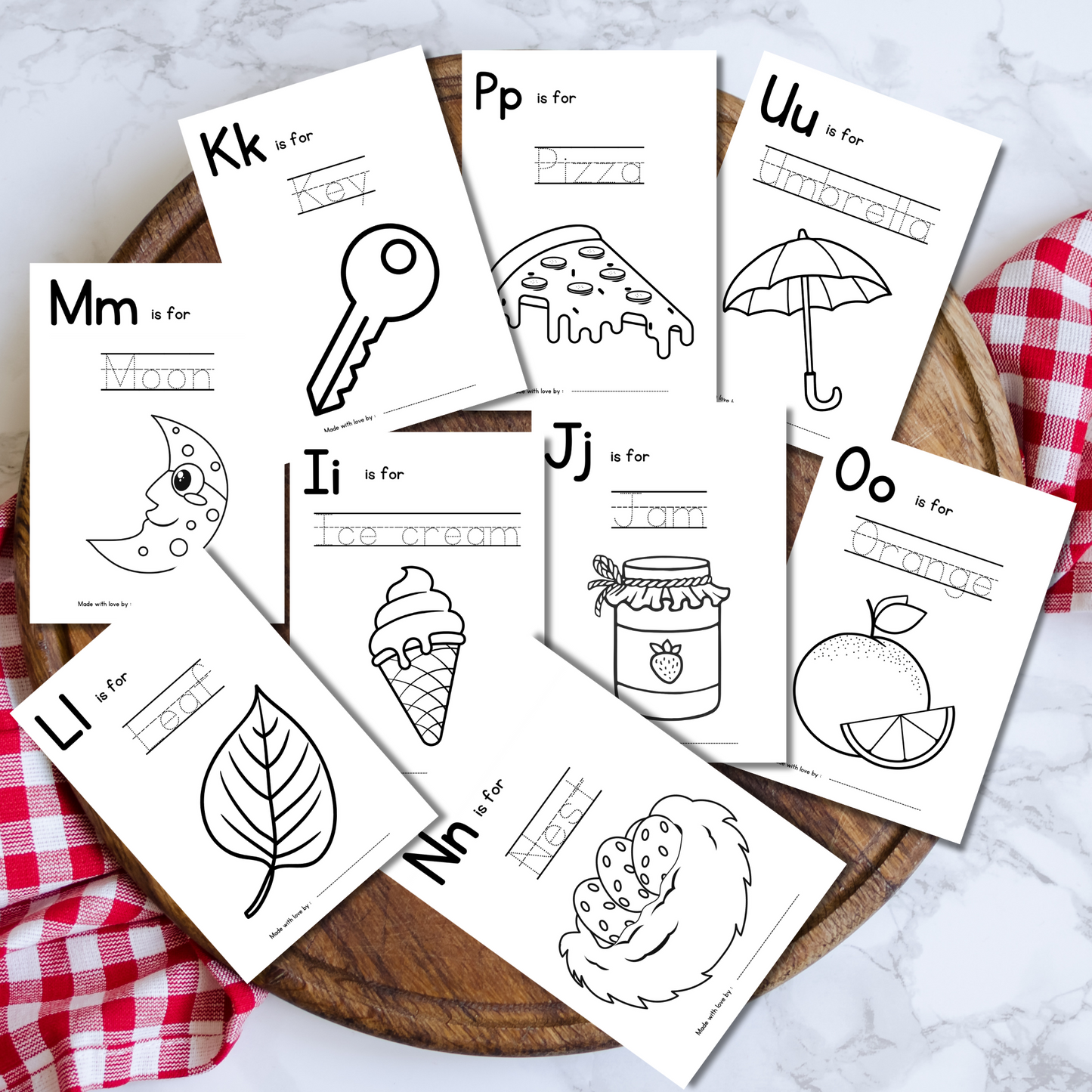 Baby’s First Alphabet Book – Kids Printables