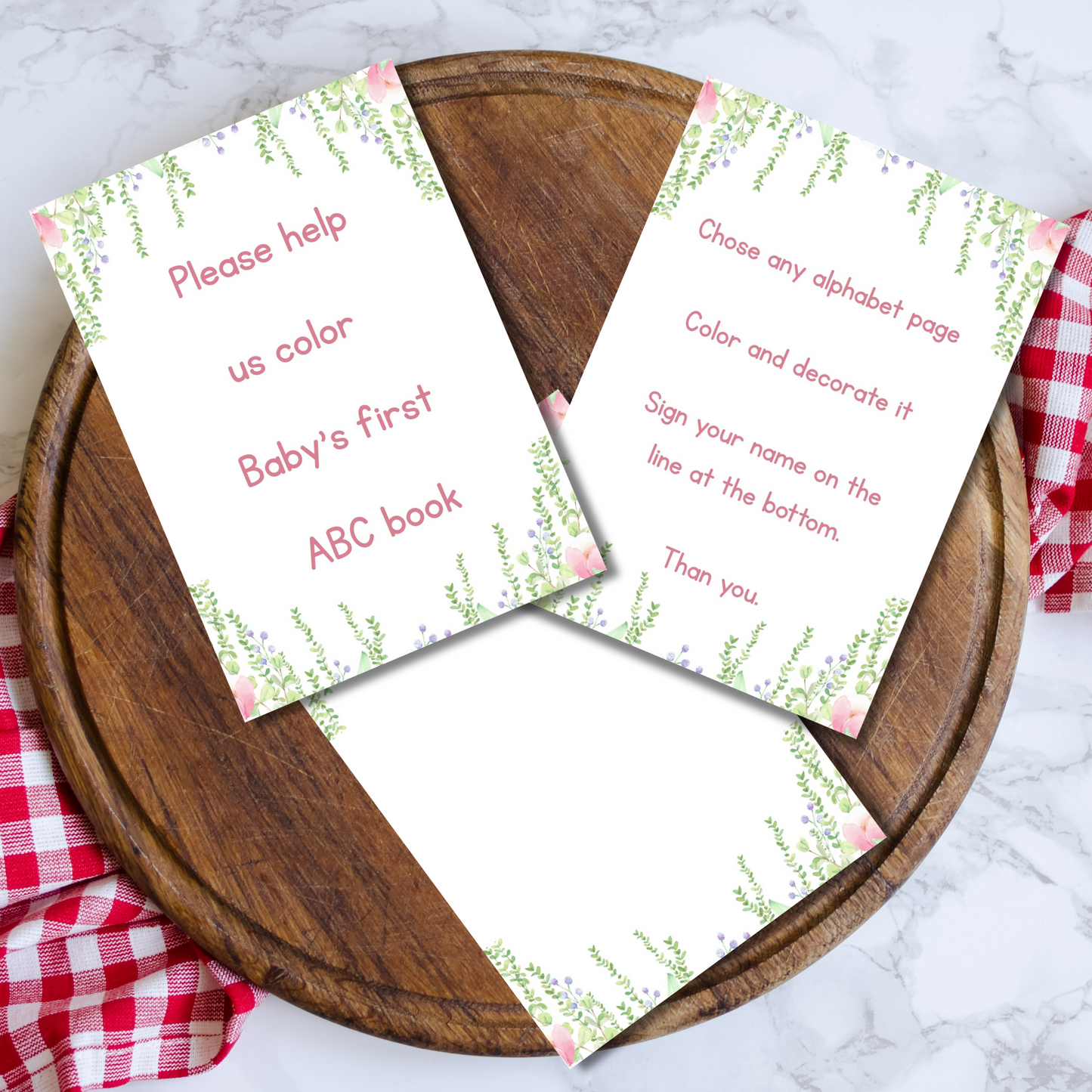 Baby’s First Alphabet Book – Kids Printables