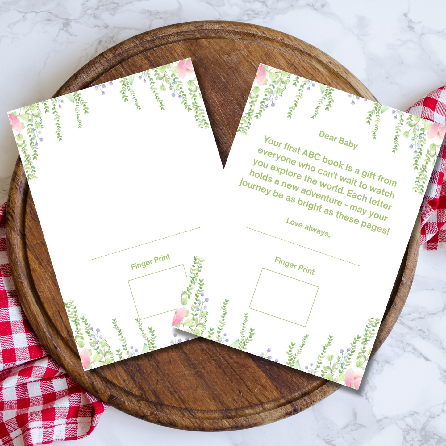 Baby’s First Alphabet Book – Kids Printables