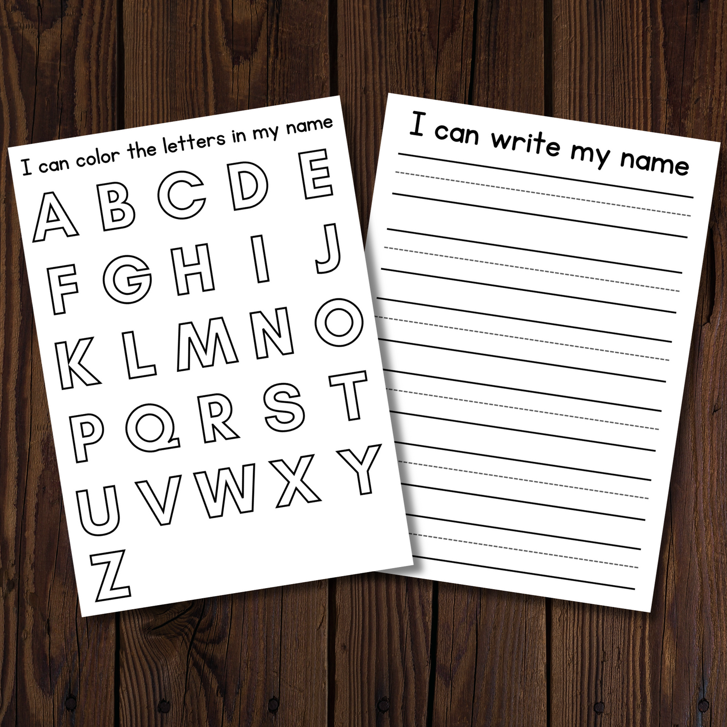 Editable Name Tracing & Days/Months